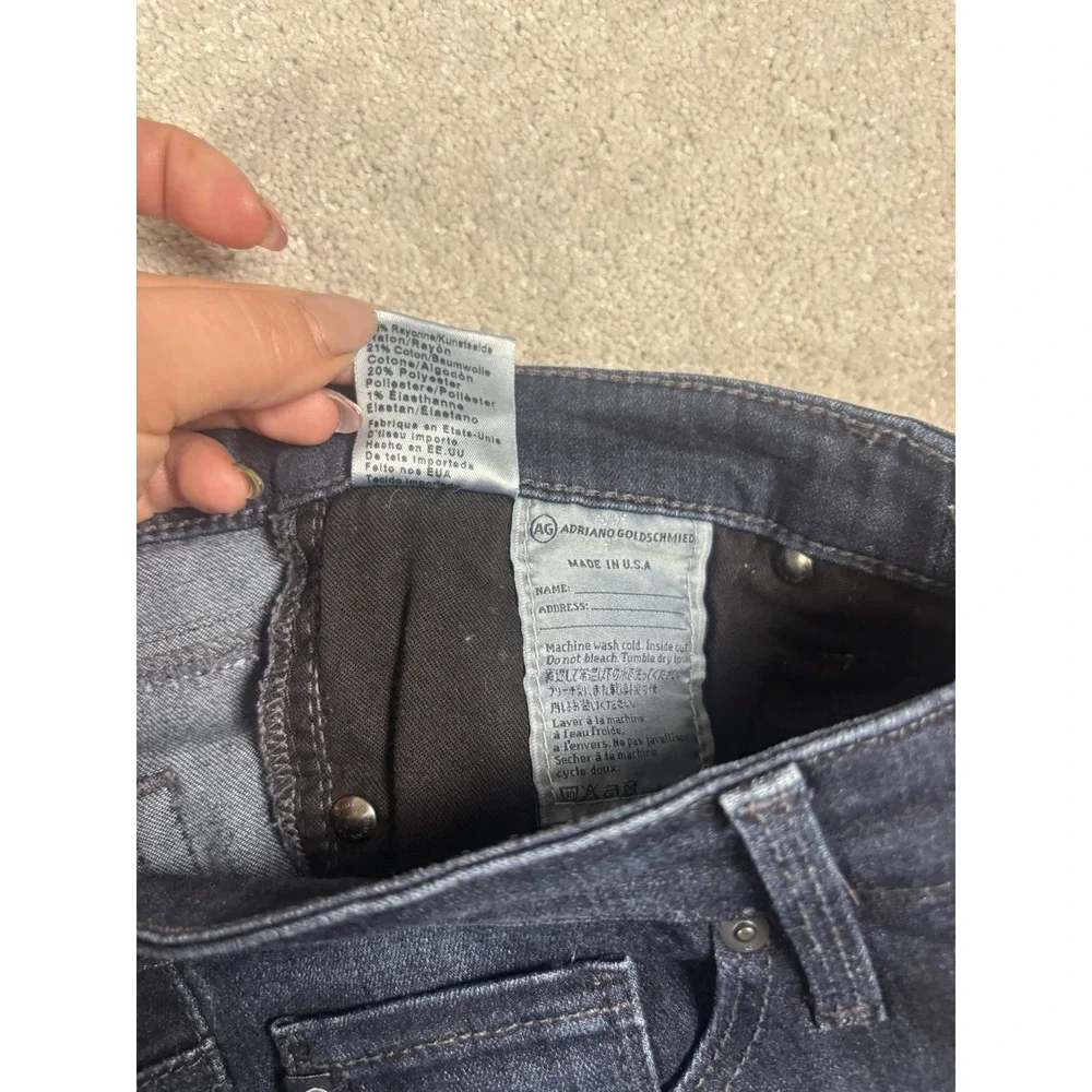 AG Adriano Goldschmied Jeans The‎ Stevie Slim Straight Dark Wash Womens Sz 26R
